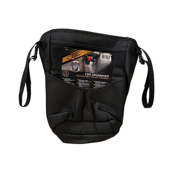 C&C Autositz Organizer mit verstellbaren Gurten | 38 × 22 × 32cm Vorderseite