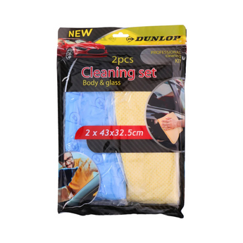 Dunlop Lack & Glas Reinigungstücher | 2-teilig in Verpackung