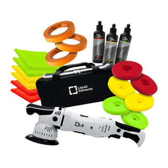 Liquid Elements T3200 V3 Exzenter Poliermaschinen Starter Set | 18-teilig
