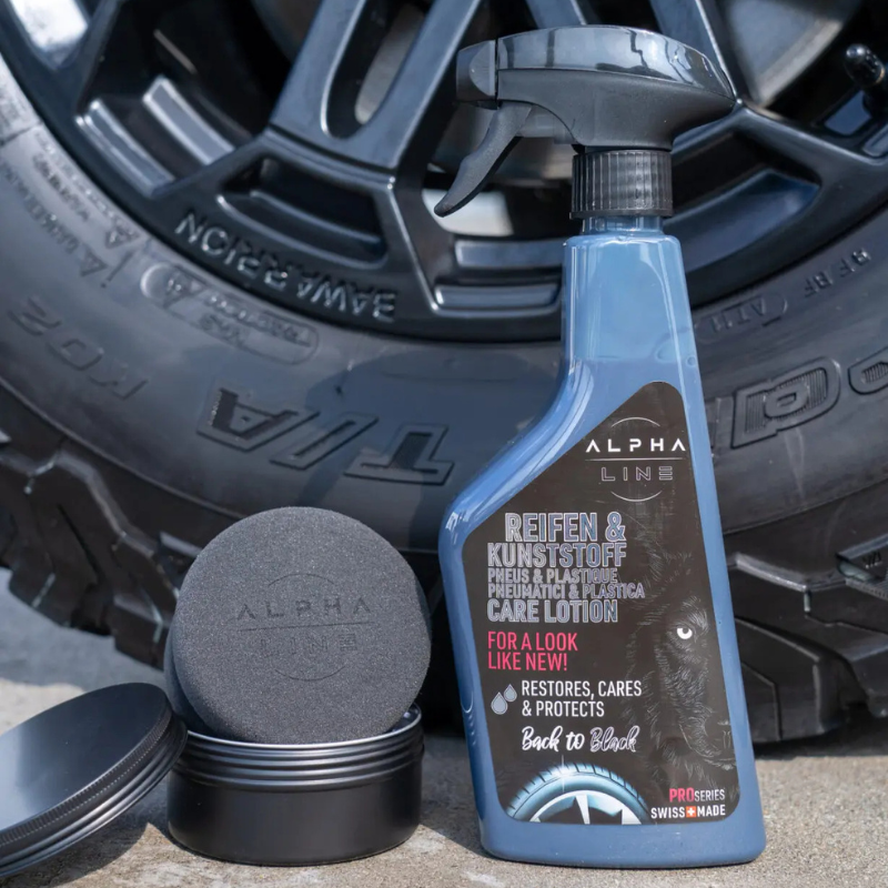 Reifenpflege Alpha Line Kunststoffpflege 500ml für Auto – Auduro