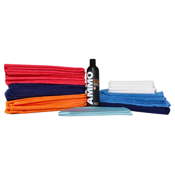 Ammo Nyc Mikrofasertücher Set mit Waschmittel - Auduro.ch