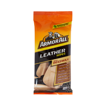 Armor All Leder Pflegetücher mit Bienenwachs 20er-Pack.