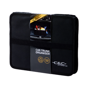 C&C Kofferraum Organizer mit Tragegriffen | 50 × 32 × 26cm