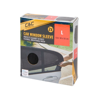 C&C Sonnen- & Insektenschutz für Fenster | 2er-Pack L (90 x 50cm)