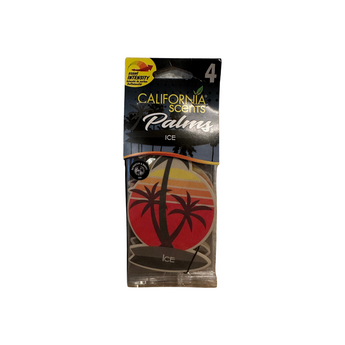 California Scents Duftpalmen Lufterfrischer | 4er-Pack Eis
