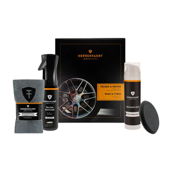 Herrenfahrt Felgen & Reifen Set Geschenkbox | 4-teilig