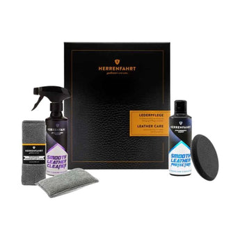Herrenfahrt Lederpflege Geschenkbox | 5-teilig
