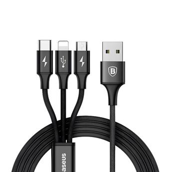 Hochwertiges 3 in 1 Ladekabel✅ - Auduro.ch