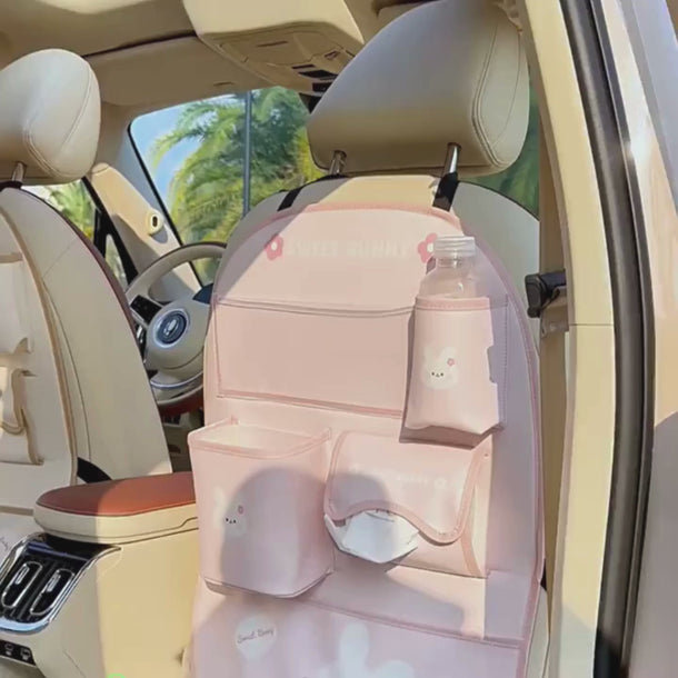 Auto Rücksitz Organizer für Kinder mit Trittschutz | 67 x 46cm